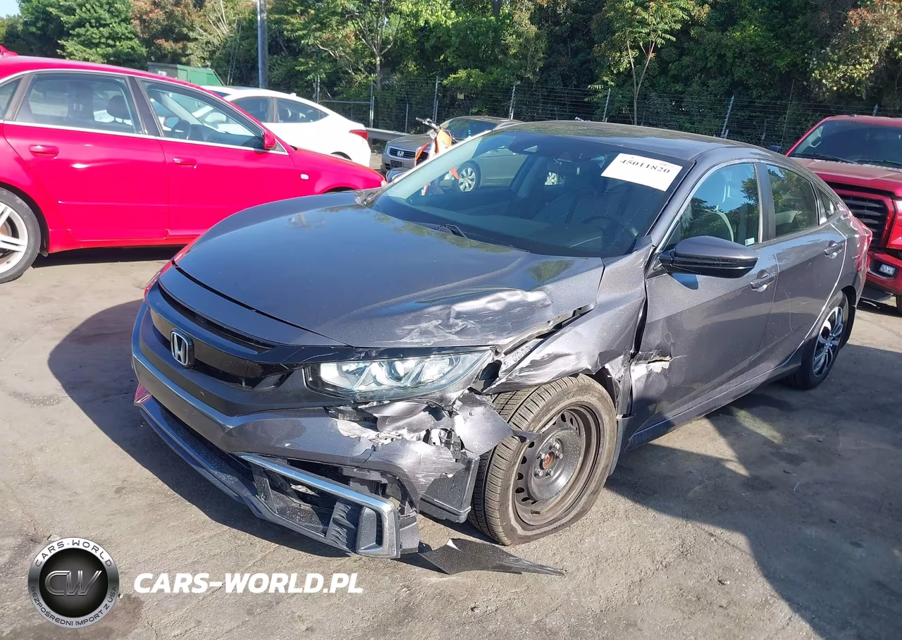 2019 HONDA CIVIC LX VIN:19XFC2F60KE032109 - 2