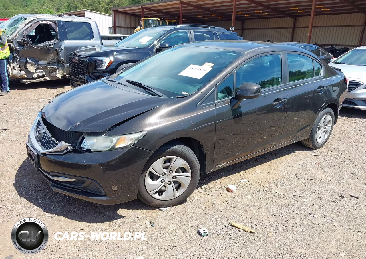 2013 Honda Civic Lx VIN:19XFB2F50DE071392 - 2