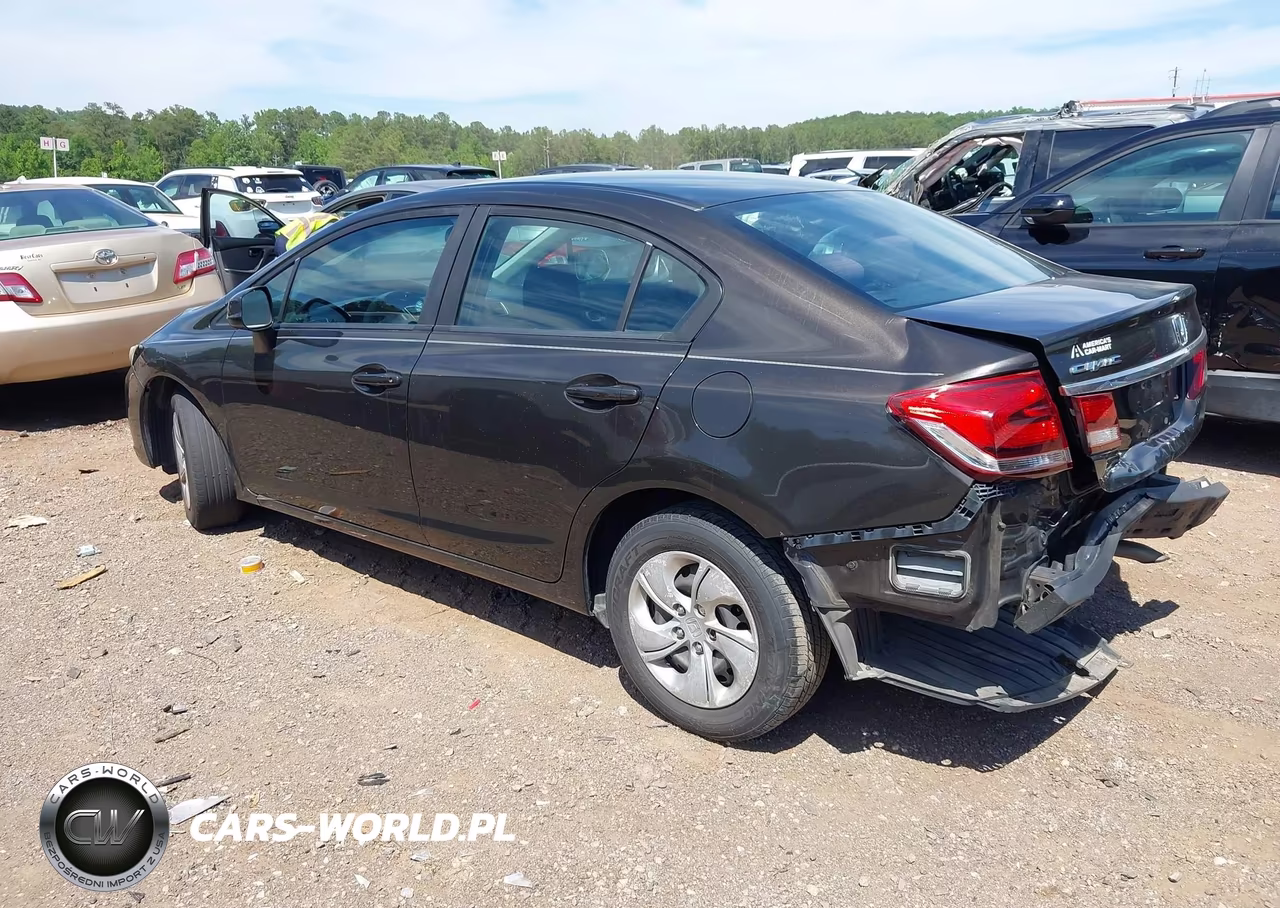 2013 Honda Civic Lx VIN:19XFB2F50DE071392 - 3