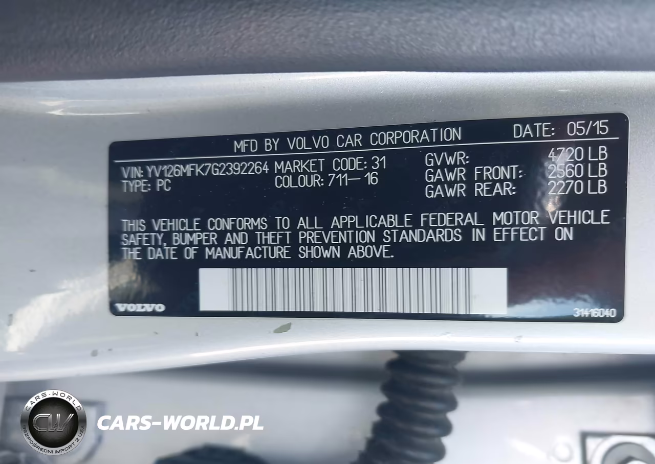 2016 Volvo S60 T5 Drive-E Premier VIN:YV126MFK7G2392264 - 9