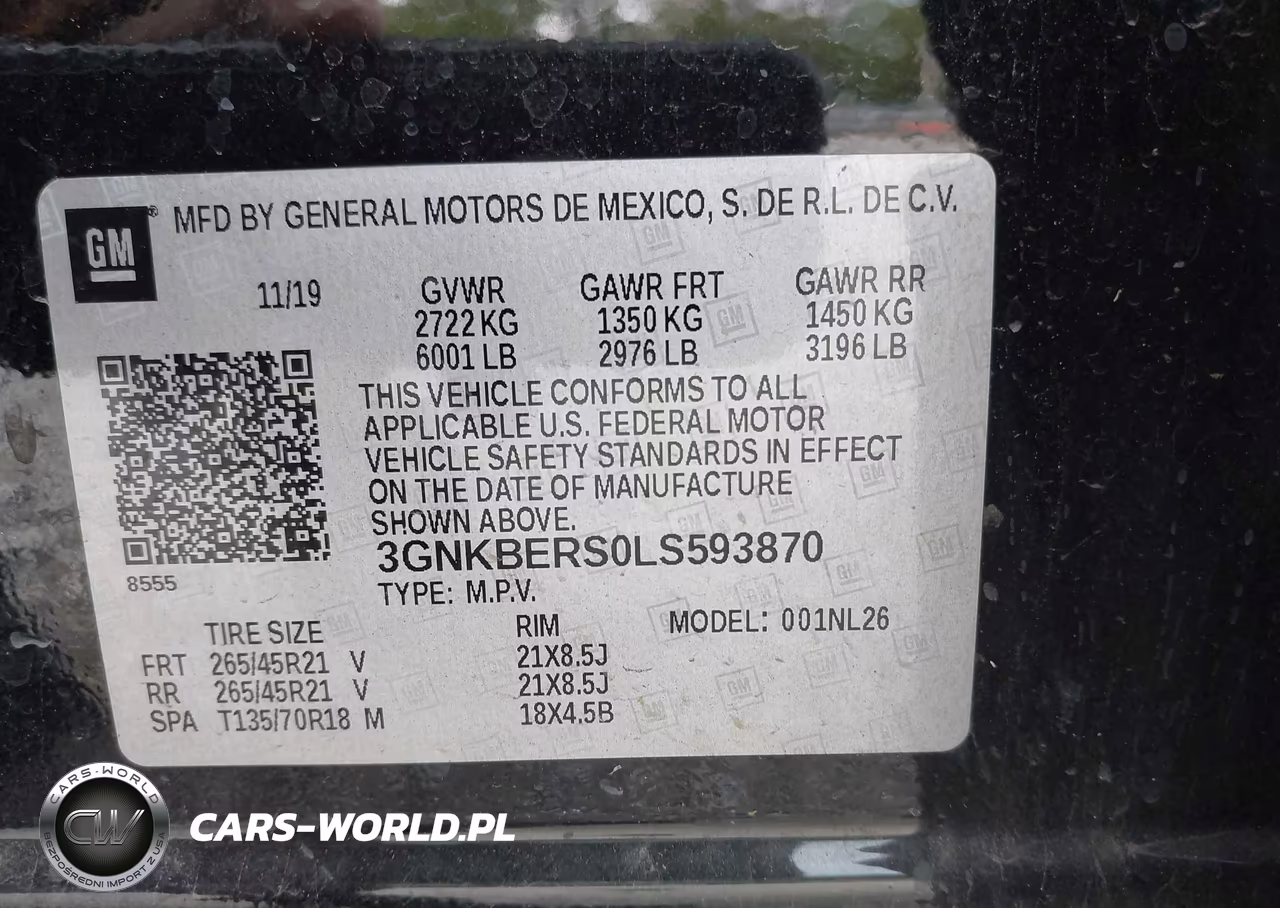 2020 Chevrolet Blazer Fwd Rs VIN:3GNKBERS0LS593870 - 9