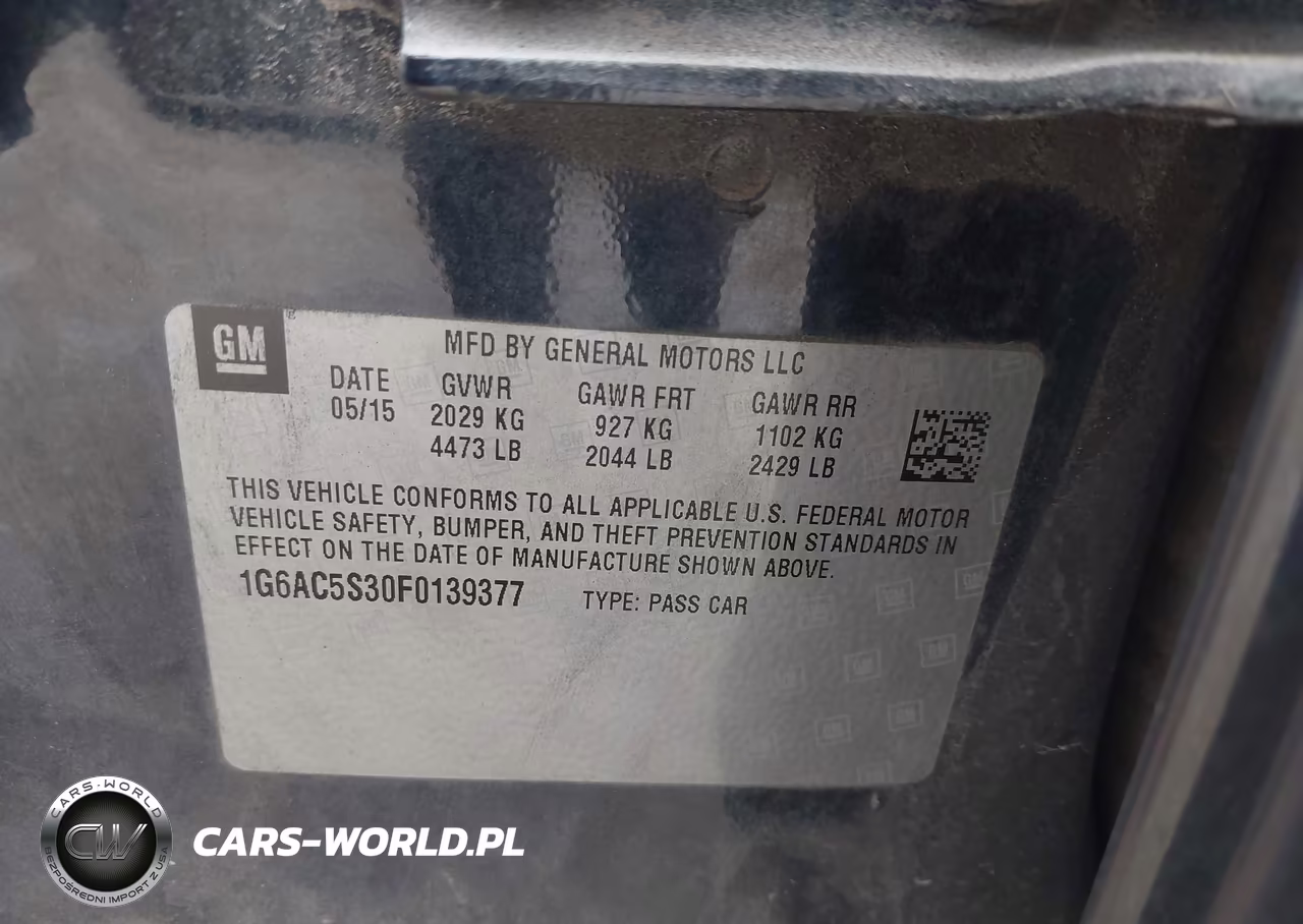 2015 Cadillac Ats Performance VIN:1G6AC5S30F0139377 - 9