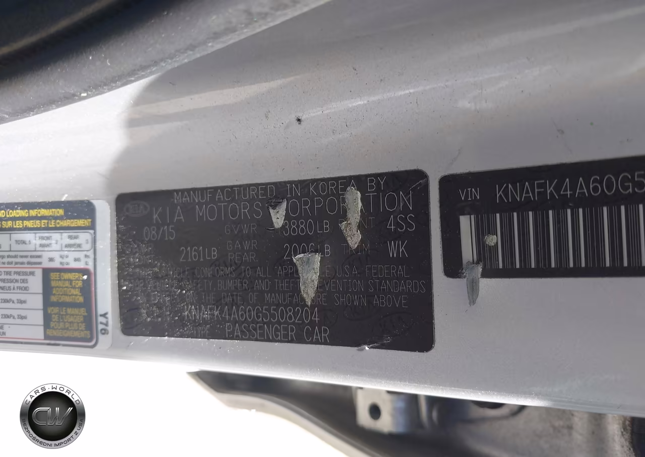 2016 Kia Forte Lx VIN:KNAFK4A60G5508204 - 9