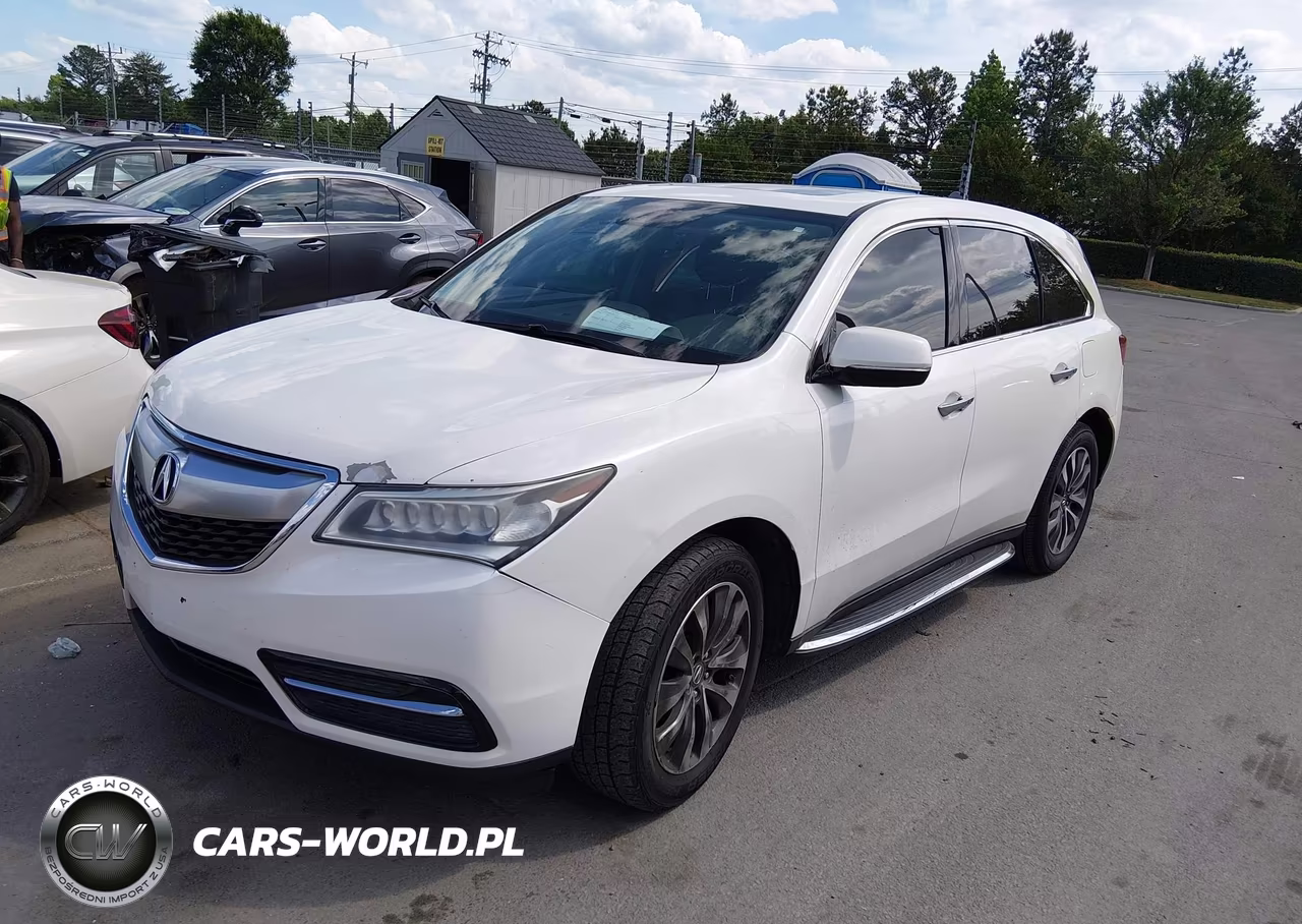 2016 Acura Mdx Technology Acurawatch Plus Packages-Technology Package VIN:5FRYD4H44GB022230 - 2