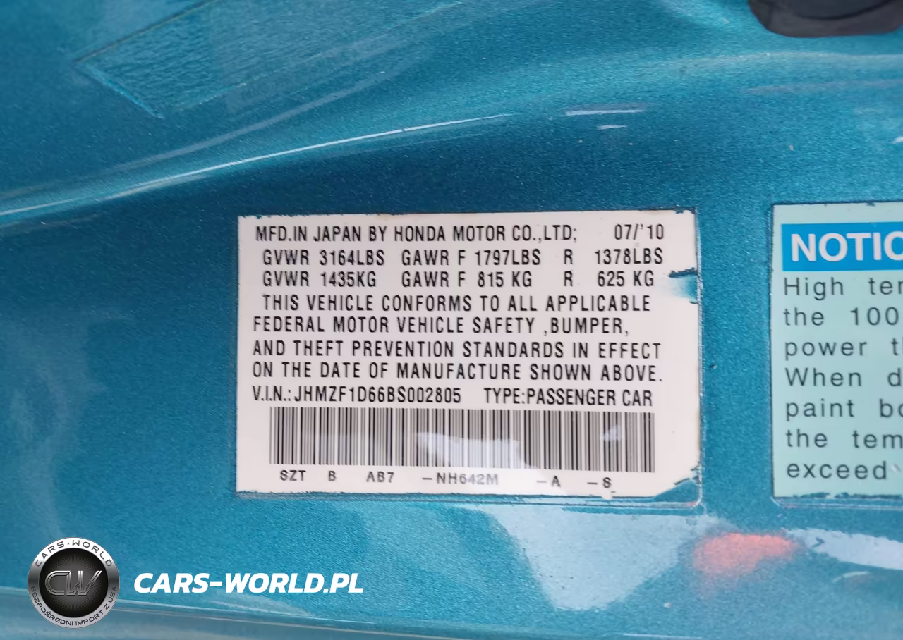 2011 Honda Cr-Z Ex VIN:JHMZF1D66BS002805 - 9