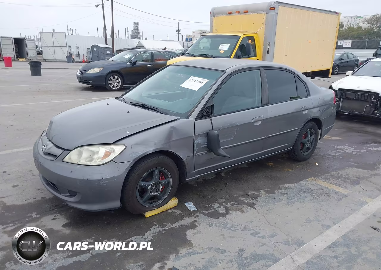 2004 Honda Civic Lx VIN:2HGES15574H575256 - 2