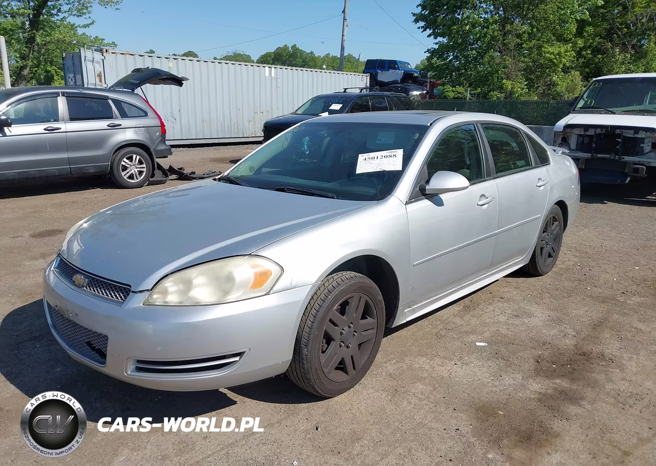 2012 Chevrolet Impala Lt VIN:2G1WG5E31C1189250 - 2