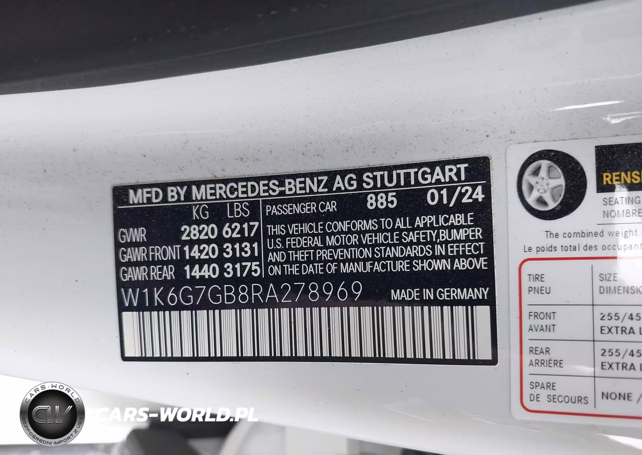 2024 Mercedes-Benz S 580 4Matic VIN:W1K6G7GB8RA278969 - 9