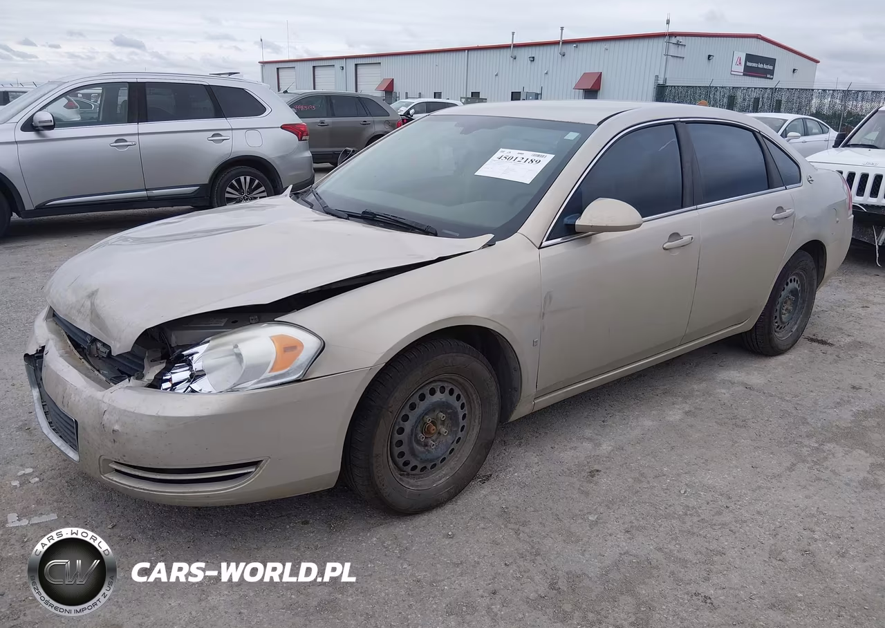 2008 Chevrolet Impala Ls VIN:2G1WB58K089261663 - 2