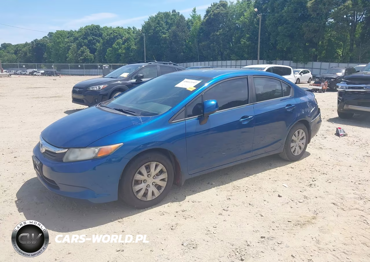 2012 Honda Civic Lx VIN:2HGFB2F53CH579358 - 2