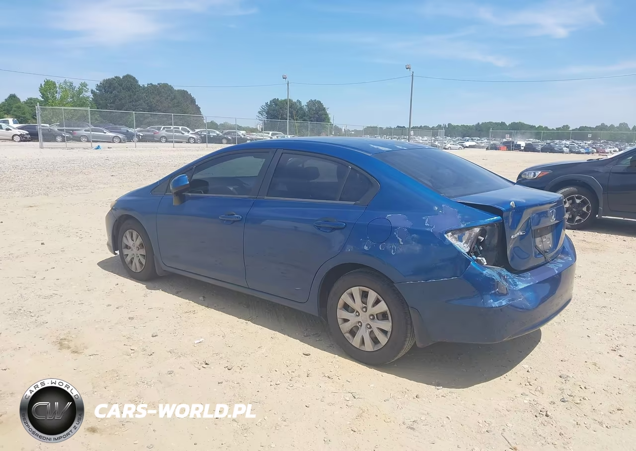 2012 Honda Civic Lx VIN:2HGFB2F53CH579358 - 3