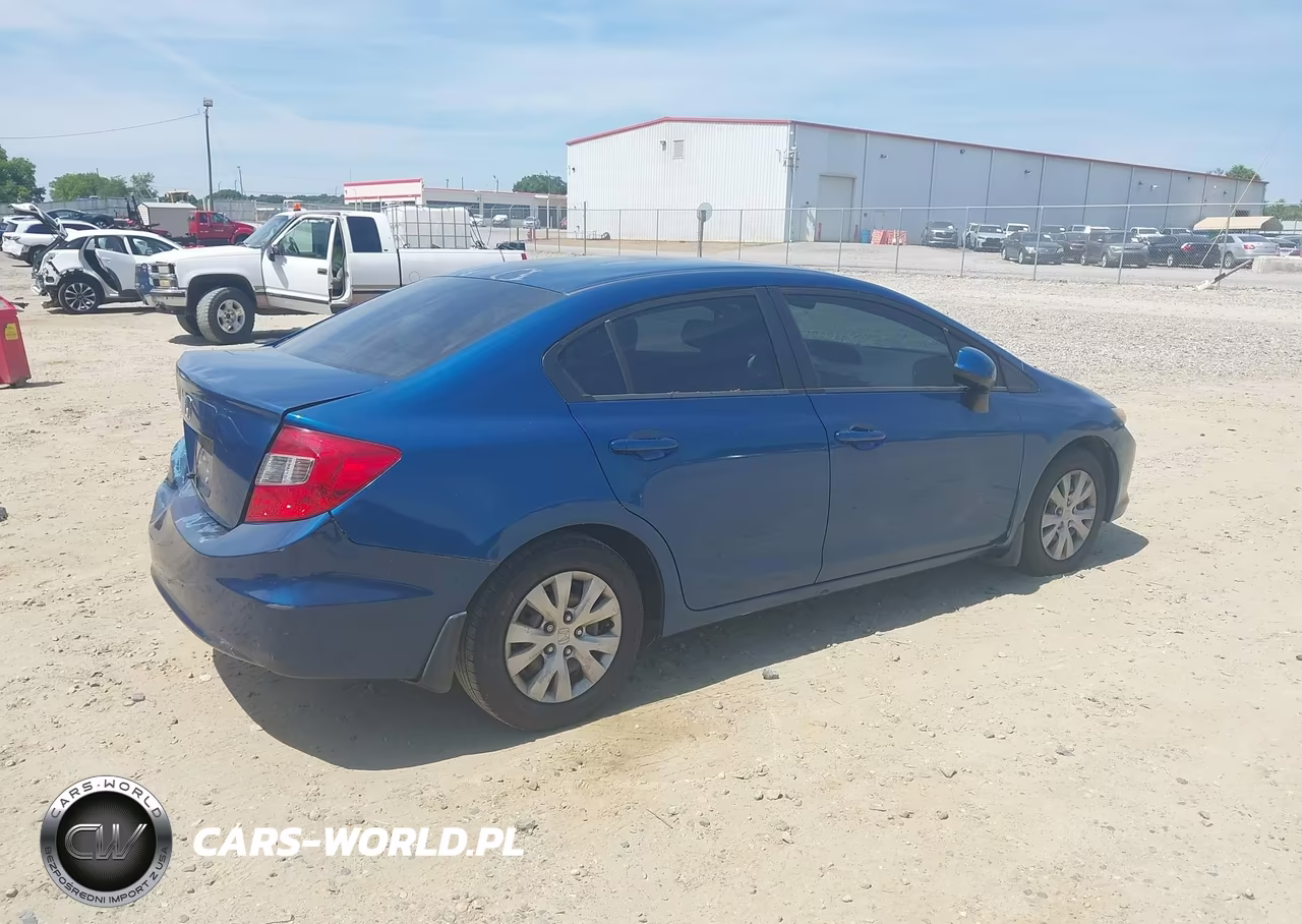 2012 Honda Civic Lx VIN:2HGFB2F53CH579358 - 4