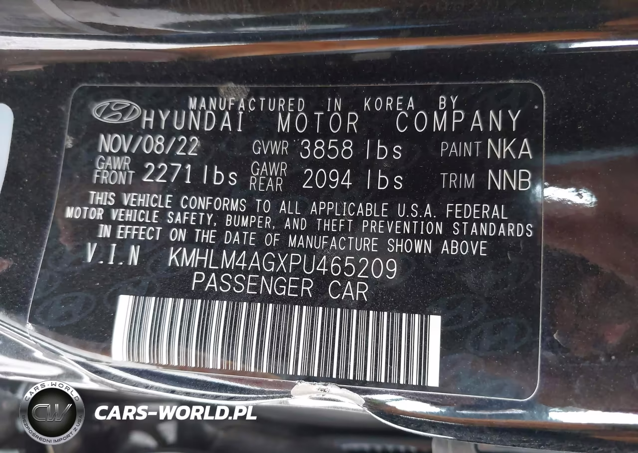 2023 Hyundai Elantra Sel VIN:KMHLM4AGXPU465209 - 9