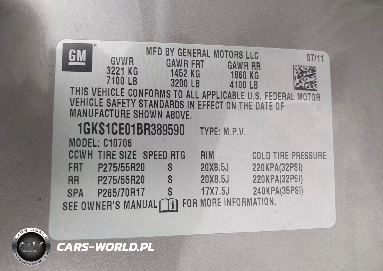2011 GMC Yukon Slt VIN:1GKS1CE01BR389590 - 9