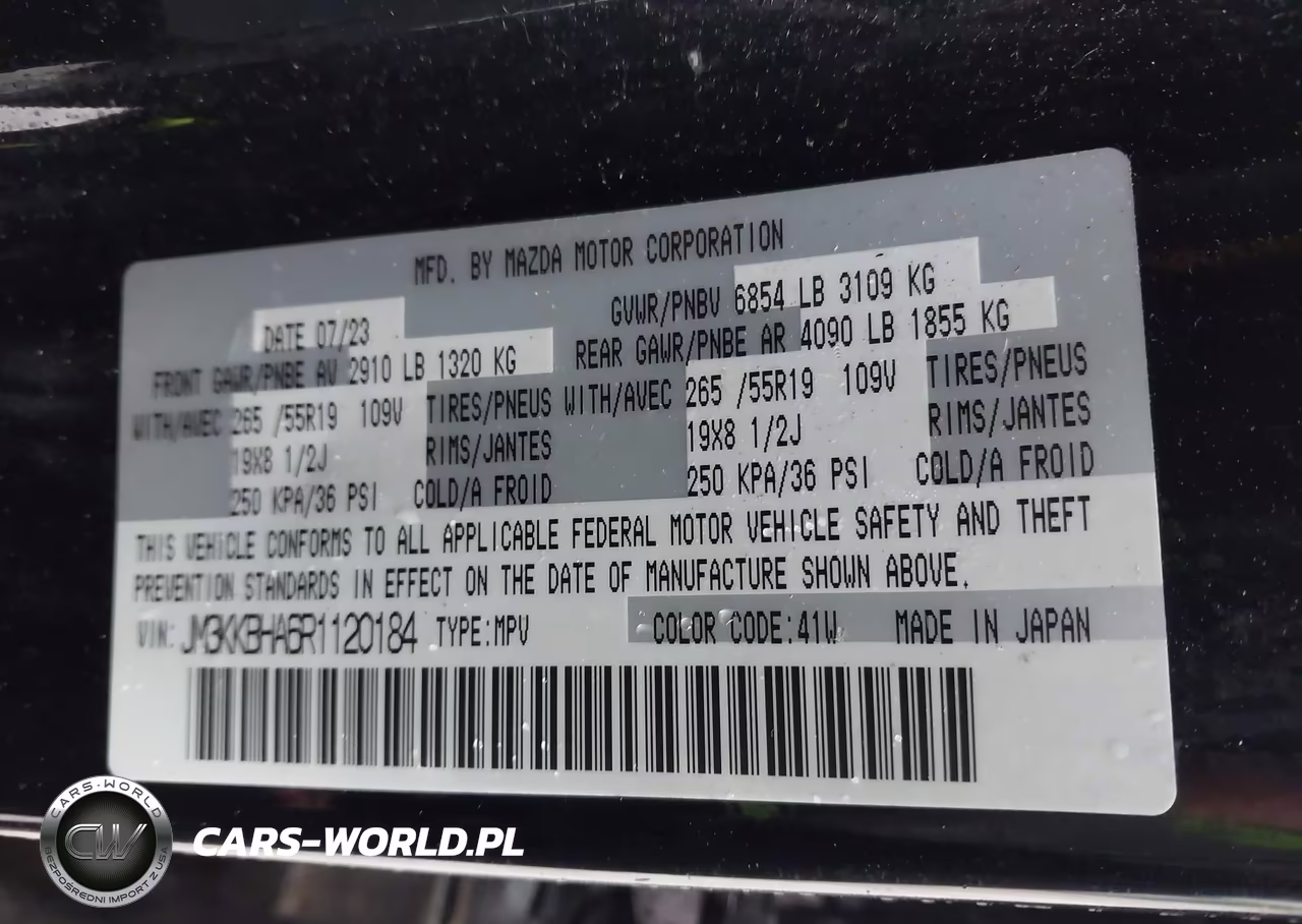 2024 Mazda Cx-90 Phev Preferred VIN:JM3KKBHA6R1120184 - 9