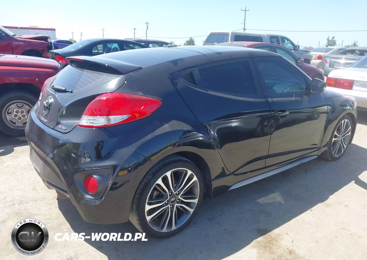 2016 Hyundai Veloster Turbo VIN:KMHTC6AE2GU300946 - 4