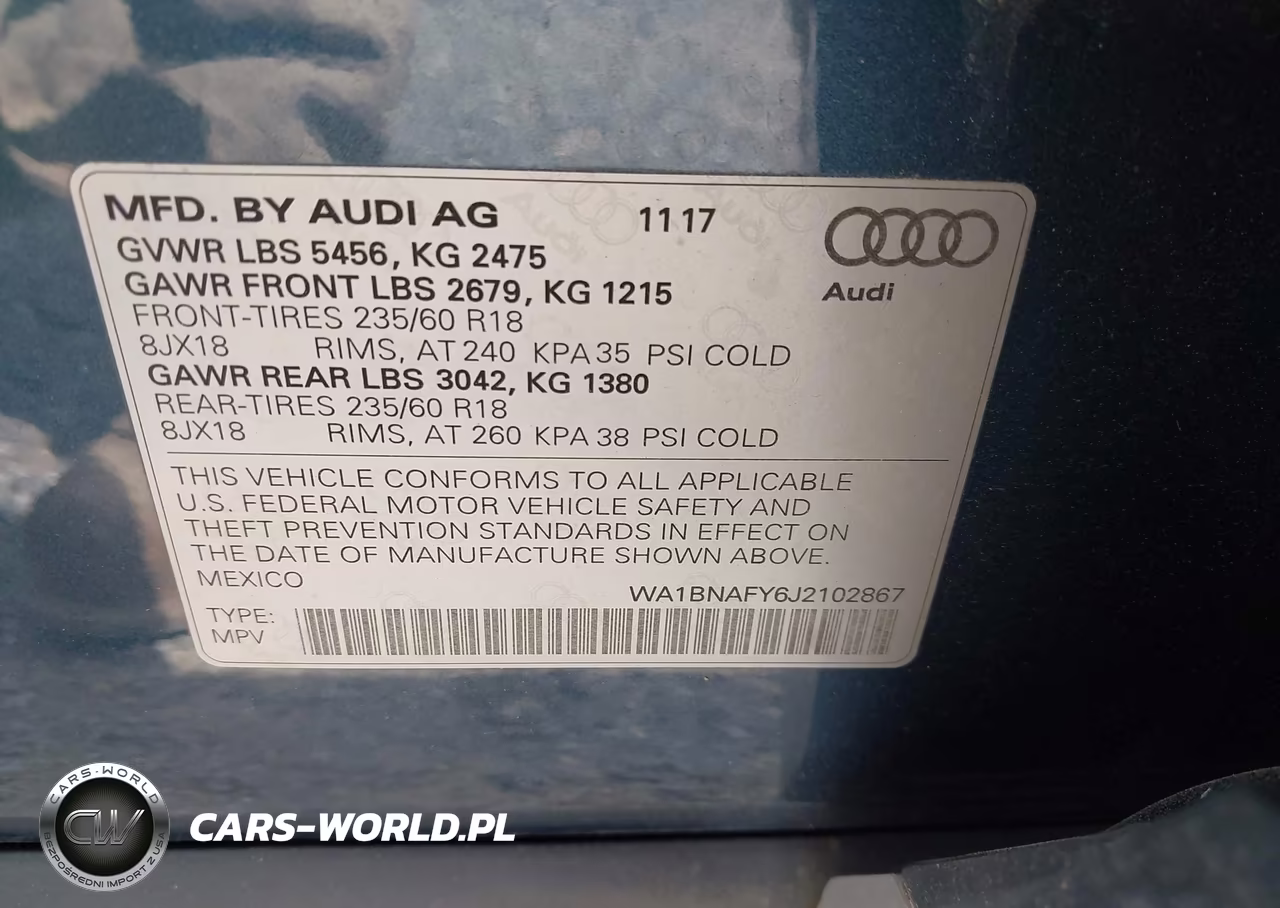2018 Audi Q5 2.0T Premium-2.0T Tech Premium VIN:WA1BNAFY6J2102867 - 9