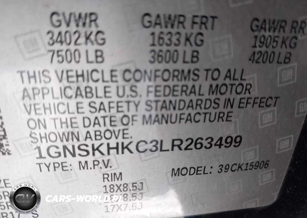 2020 Chevrolet Suburban K1500 Lt VIN:1GNSKHKC3LR263499 - 9