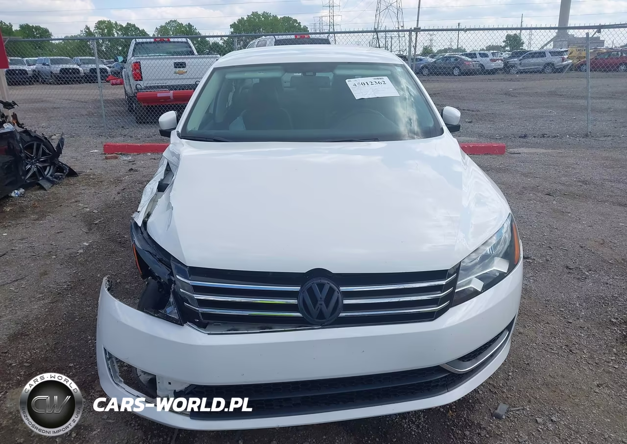 2013 Volkswagen Passat 2.5L Se VIN:1VWBP7A39DC115476 - 12