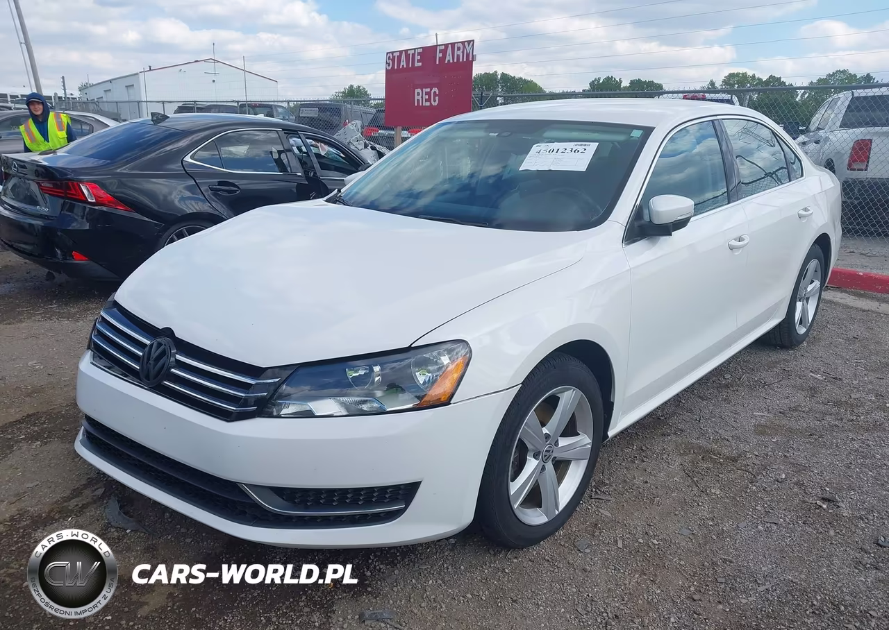2013 Volkswagen Passat 2.5L Se VIN:1VWBP7A39DC115476 - 2