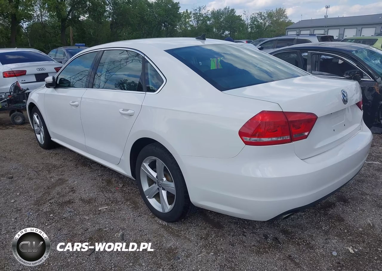 2013 Volkswagen Passat 2.5L Se VIN:1VWBP7A39DC115476 - 3