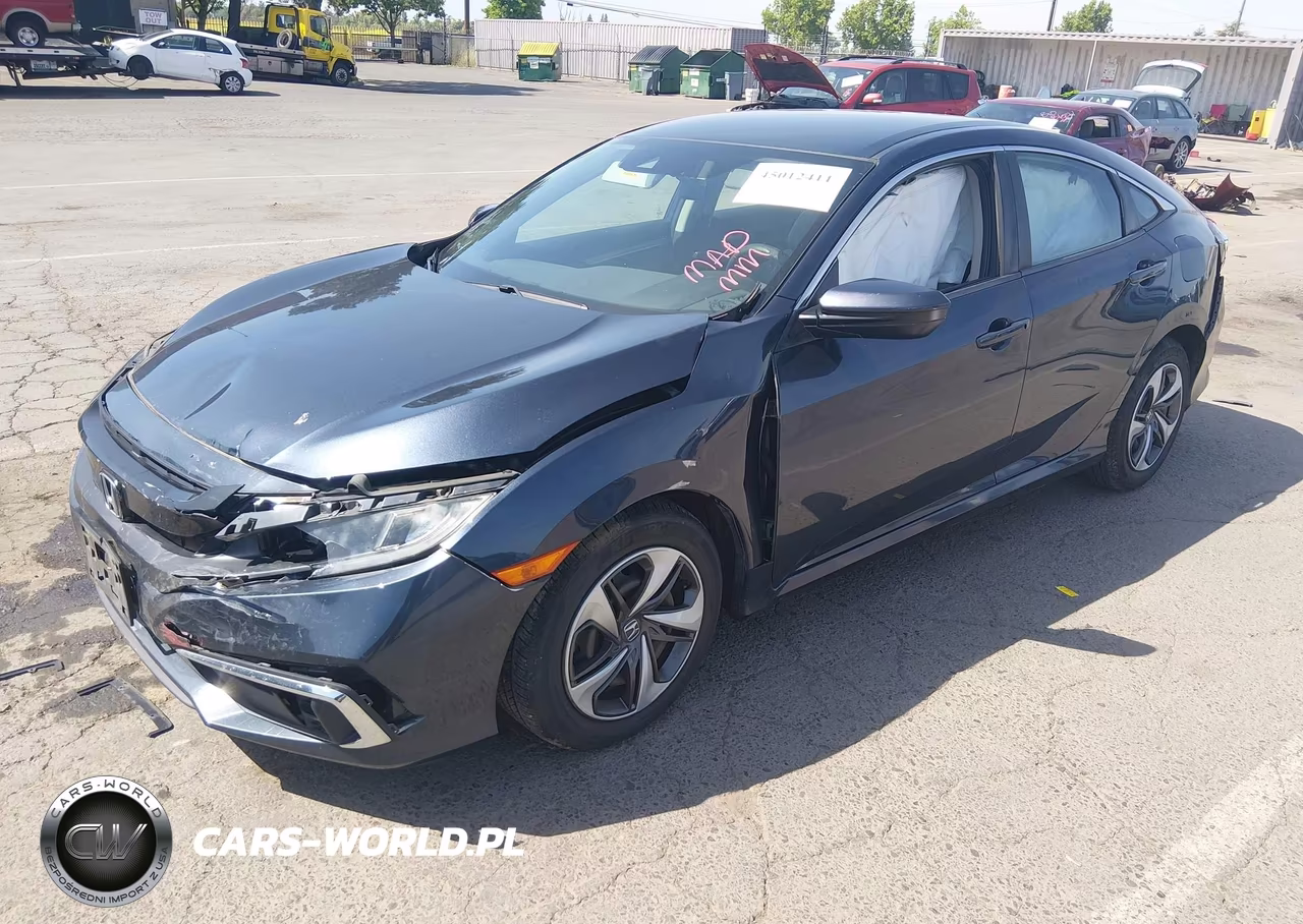 2019 Honda Civic Lx VIN:19XFC2F66KE208788 - 2