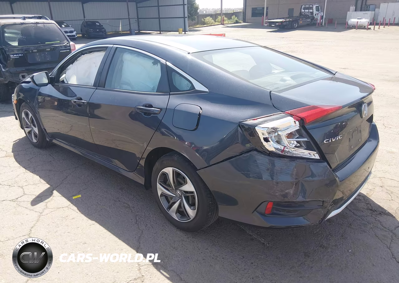 2019 Honda Civic Lx VIN:19XFC2F66KE208788 - 3