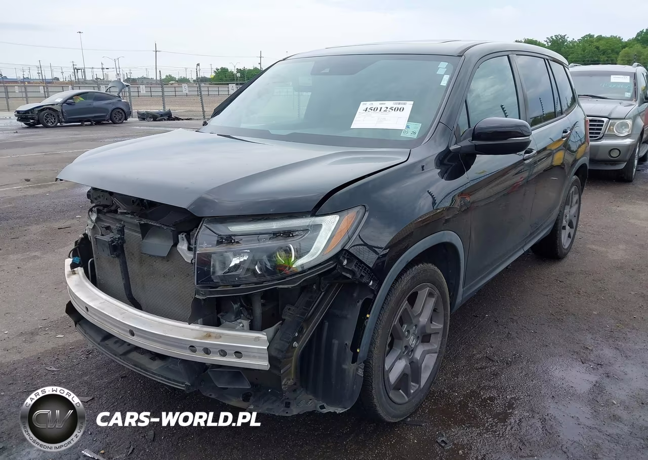 2022 Honda Passport 2Wd Ex-L VIN:5FNYF7H56NB001902 - 2