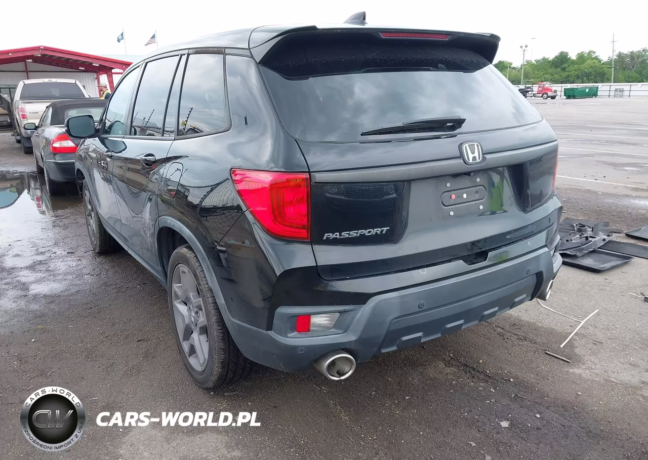 2022 Honda Passport 2Wd Ex-L VIN:5FNYF7H56NB001902 - 3