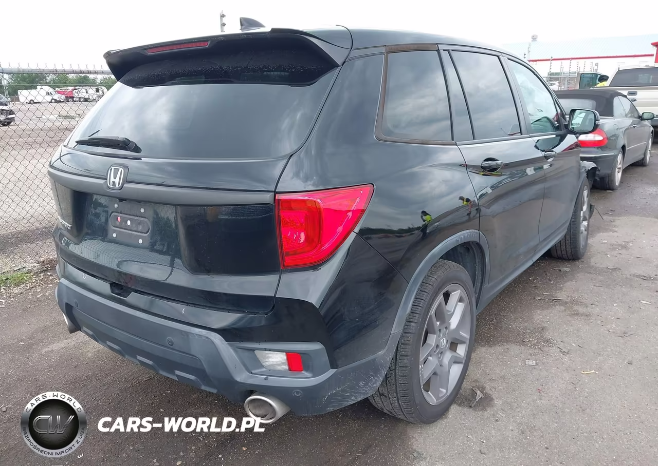 2022 Honda Passport 2Wd Ex-L VIN:5FNYF7H56NB001902 - 4
