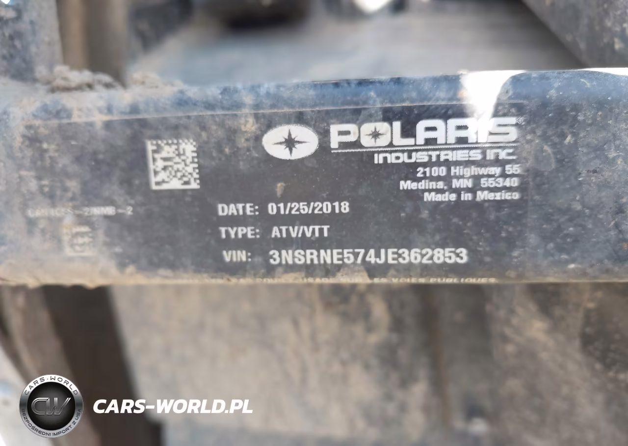 2018 Polaris Ranger Crew 570-4 Eps VIN:3NSRNE574JE362853 - 10