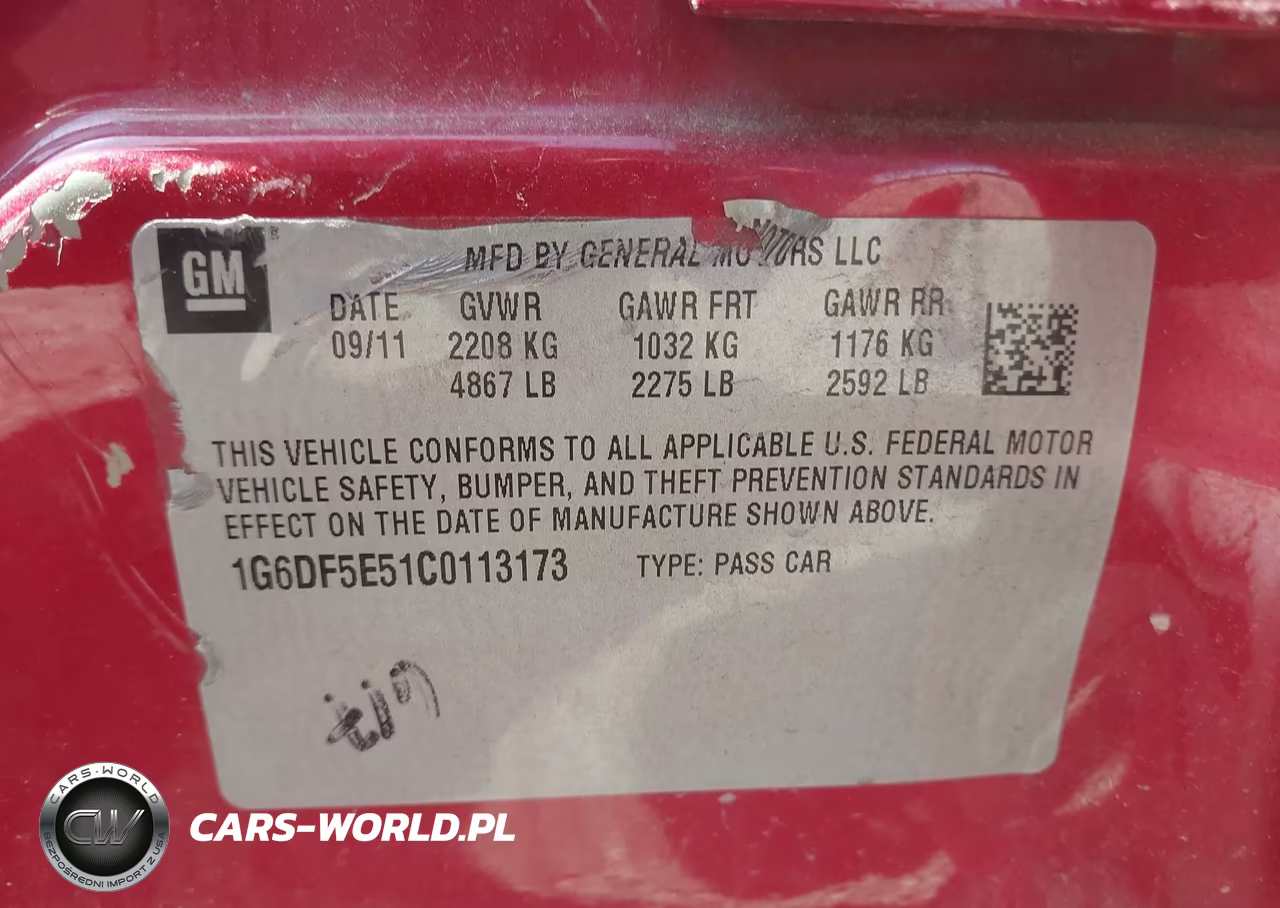 2012 Cadillac Cts Luxury VIN:1G6DF5E51C0113173 - 9