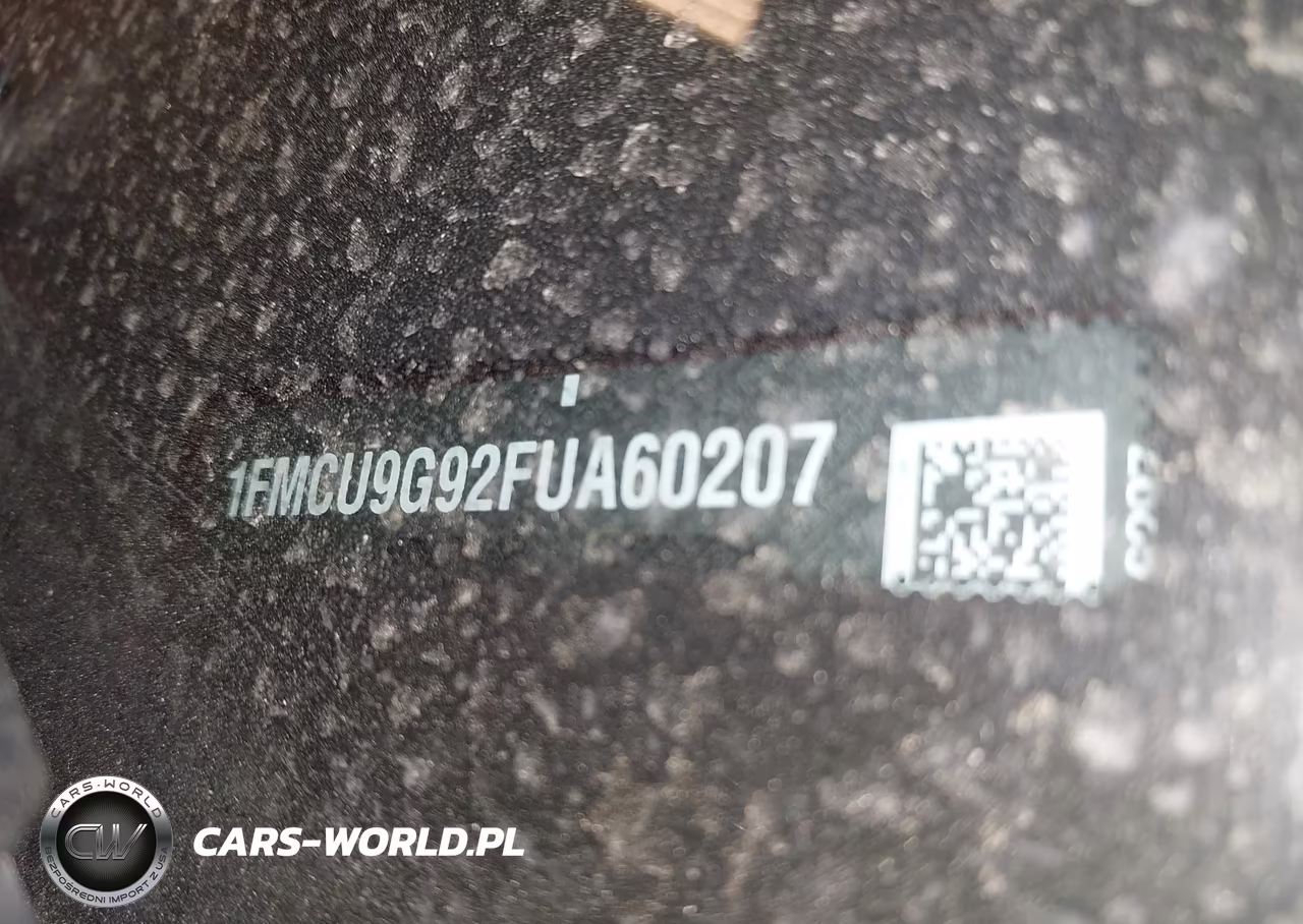 2015 Ford Escape Se VIN:1FMCU9G92FUA60207 - 9