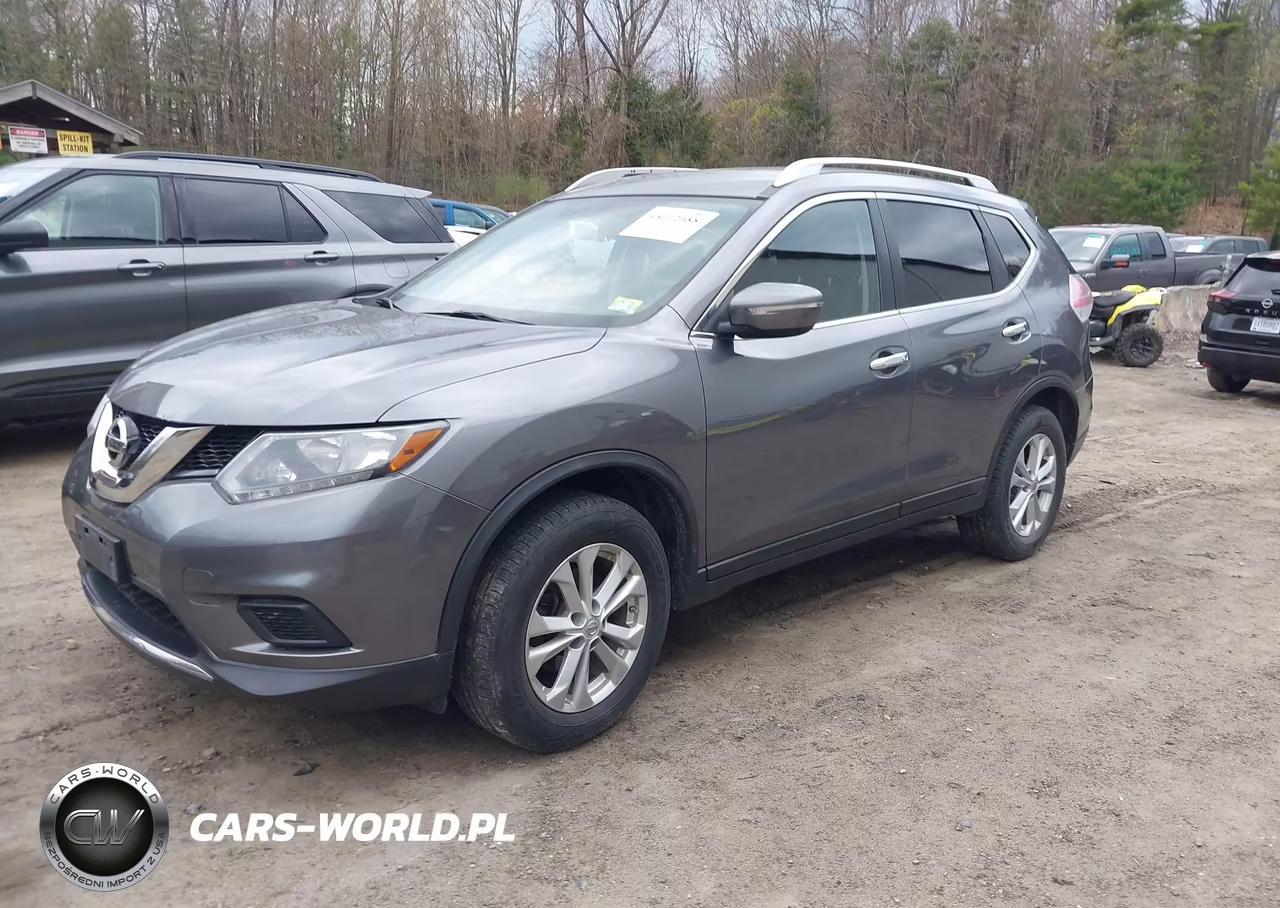 2015 Nissan Rogue Sv VIN:KNMAT2MV7FP566976 - 2