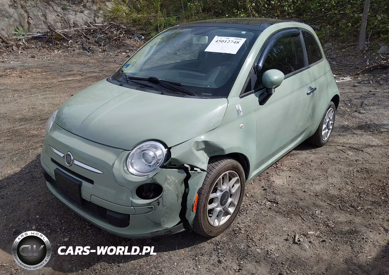 2012 Fiat 500 Pop VIN:3C3CFFAR3CT254406 - 2
