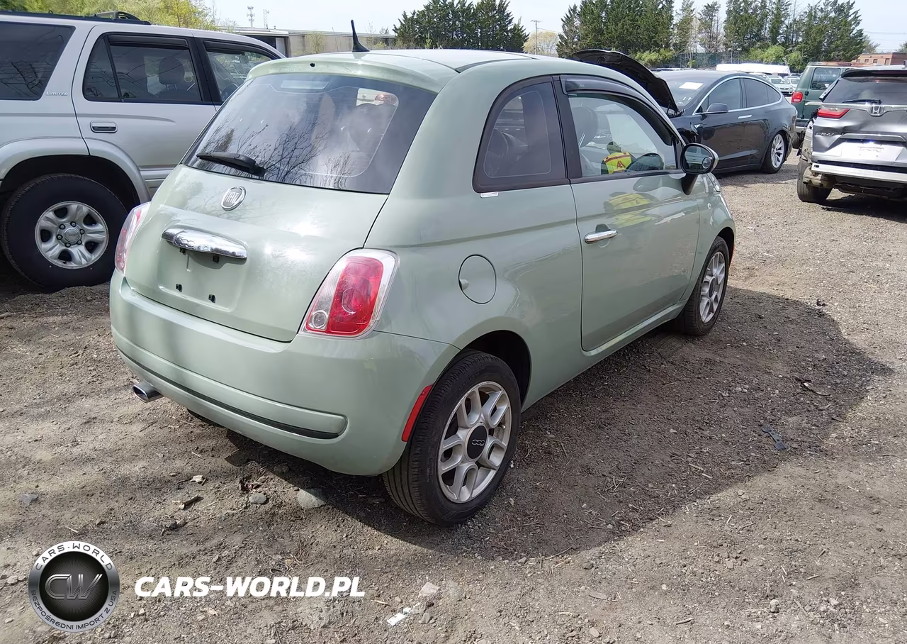 2012 Fiat 500 Pop VIN:3C3CFFAR3CT254406 - 4