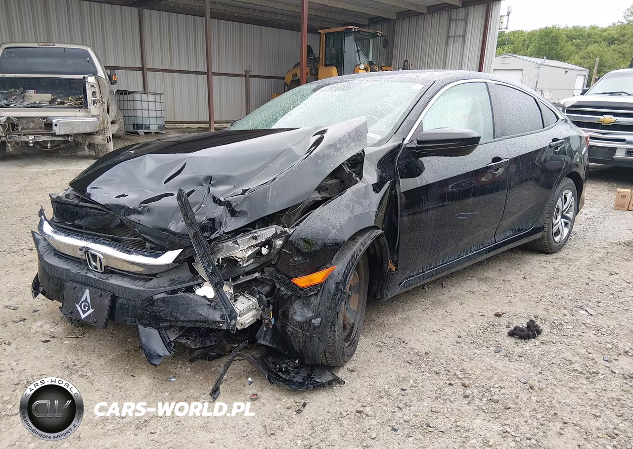 2017 Honda Civic Lx VIN:19XFC2F67HE017955 - 2