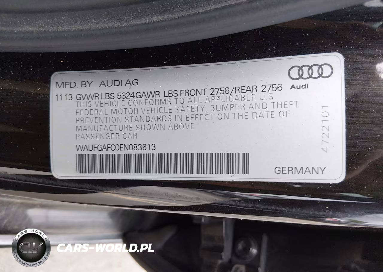 2014 Audi A6 3.0T Premium Plus VIN:WAUFGAFC0EN083613 - 9