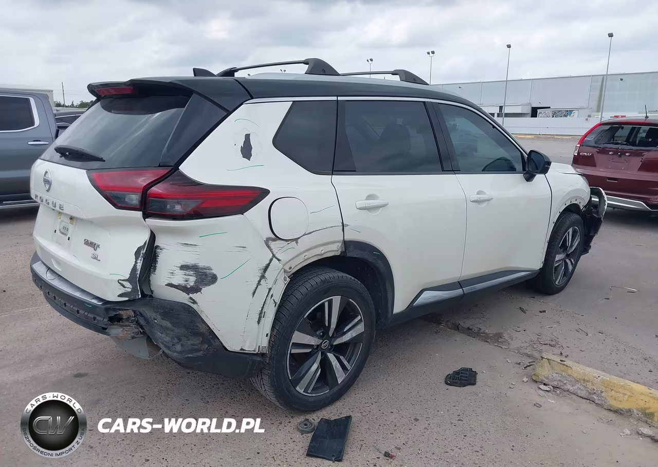 2021 Nissan Rogue Sl Fwd VIN:JN8AT3CA9MW006047 - 4