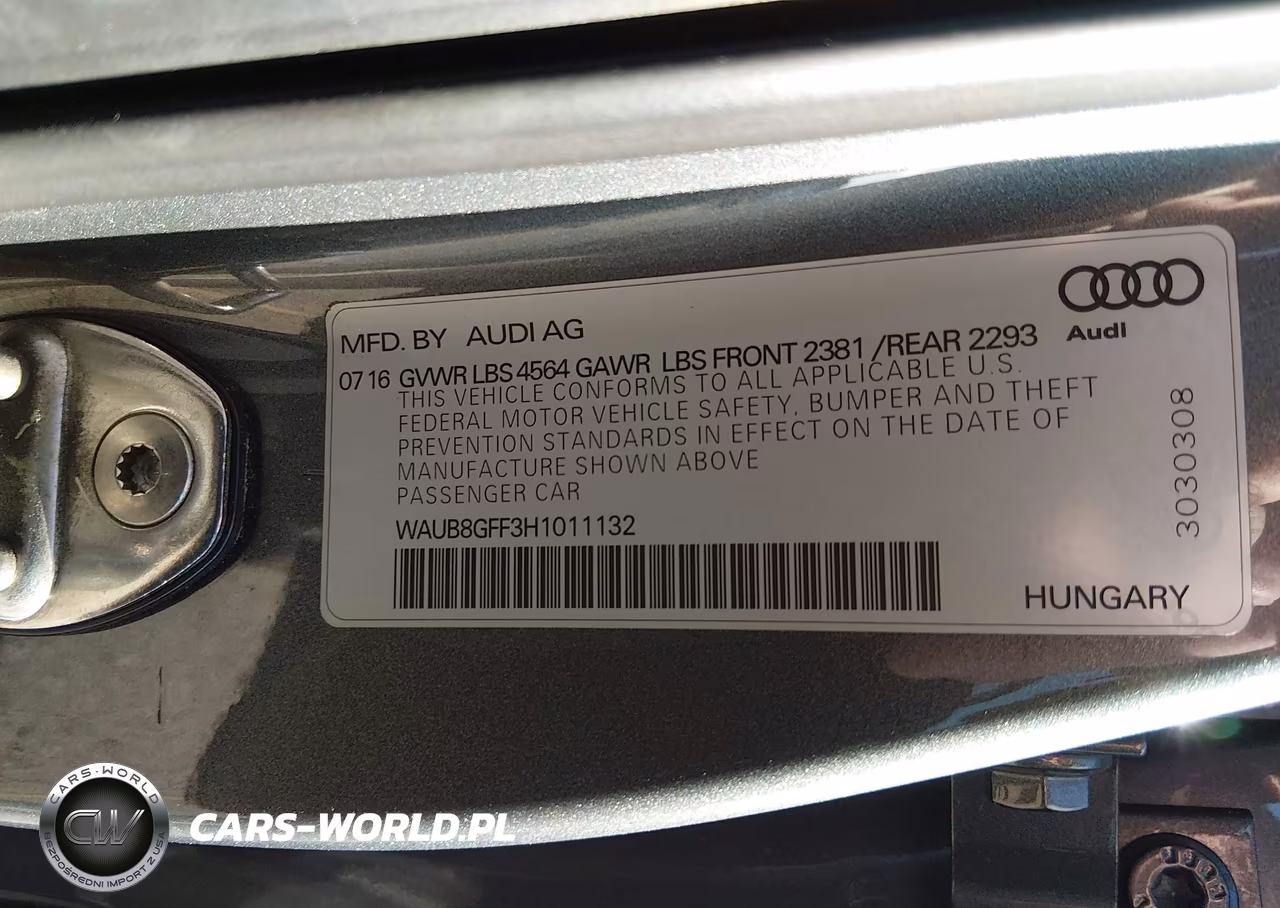 2017 Audi A3 2.0T Premium VIN:WAUB8GFF3H1011132 - 9