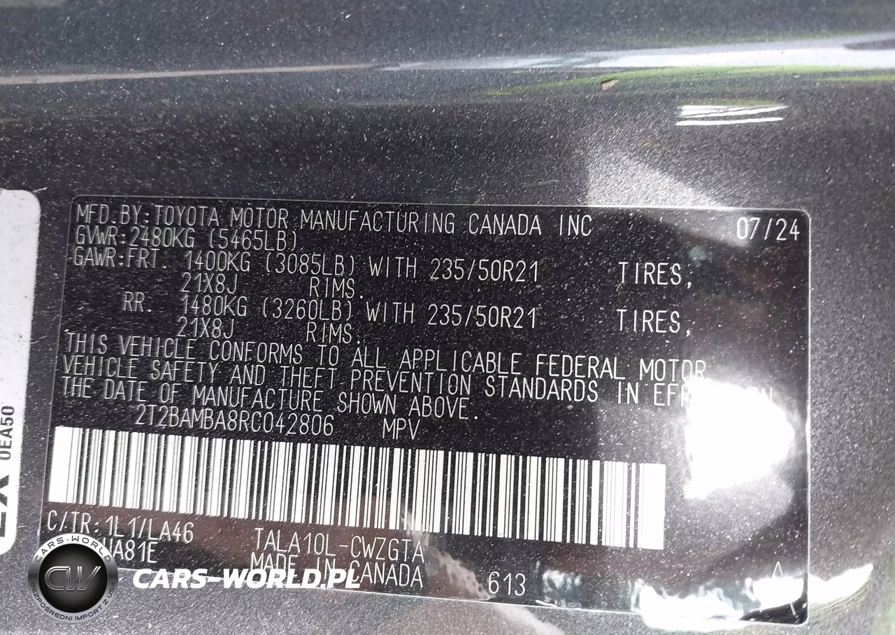 2024 Lexus Rx 350 Luxury VIN:2T2BAMBA8RC042806 - 9