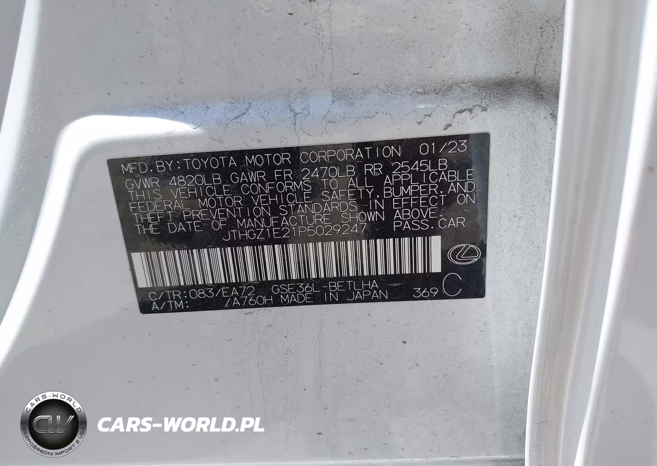 2023 Lexus Is 350 F Sport VIN:JTHGZ1E21P5029247 - 9
