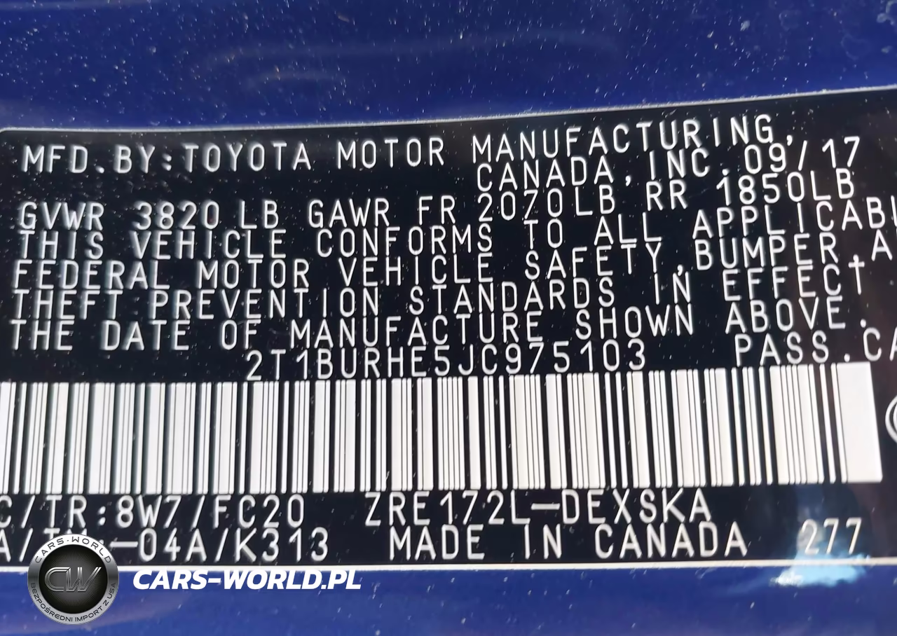 2018 Toyota Corolla Se VIN:2T1BURHE5JC975103 - 9