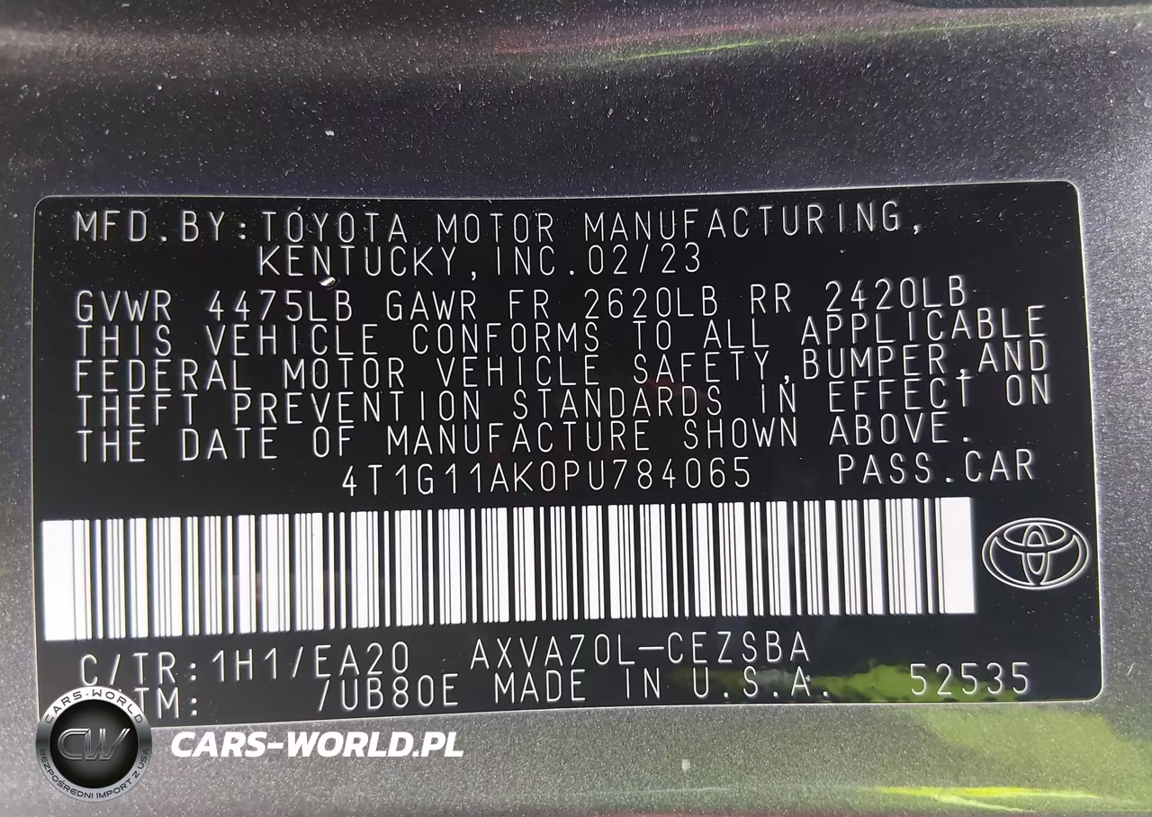 2023 Toyota Camry Se VIN:4T1G11AK0PU784065 - 9