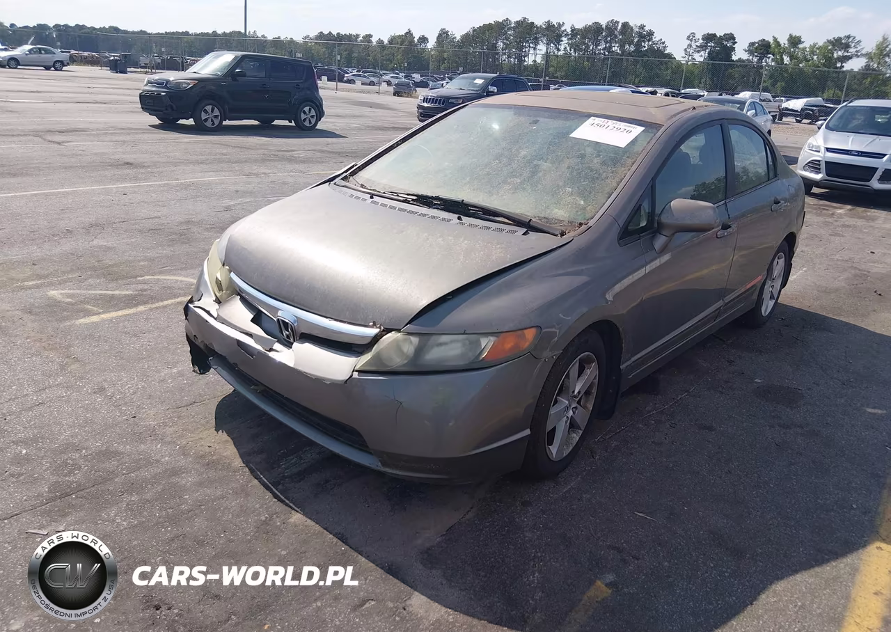 2007 Honda Civic Ex VIN:1HGFA16807L038655 - 2
