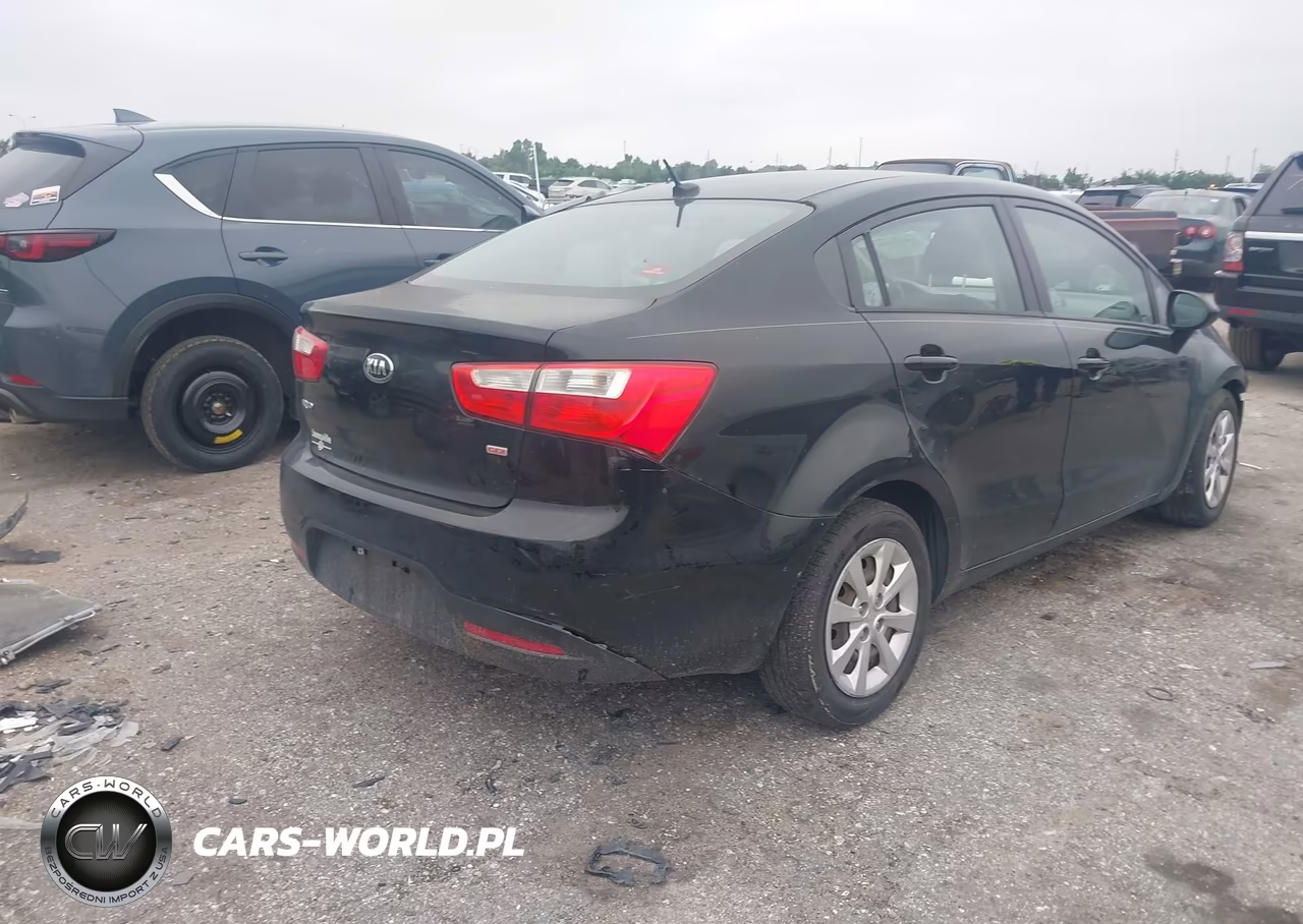 2015 Kia Rio Lx VIN:KNADM4A3XF6451333 - 4
