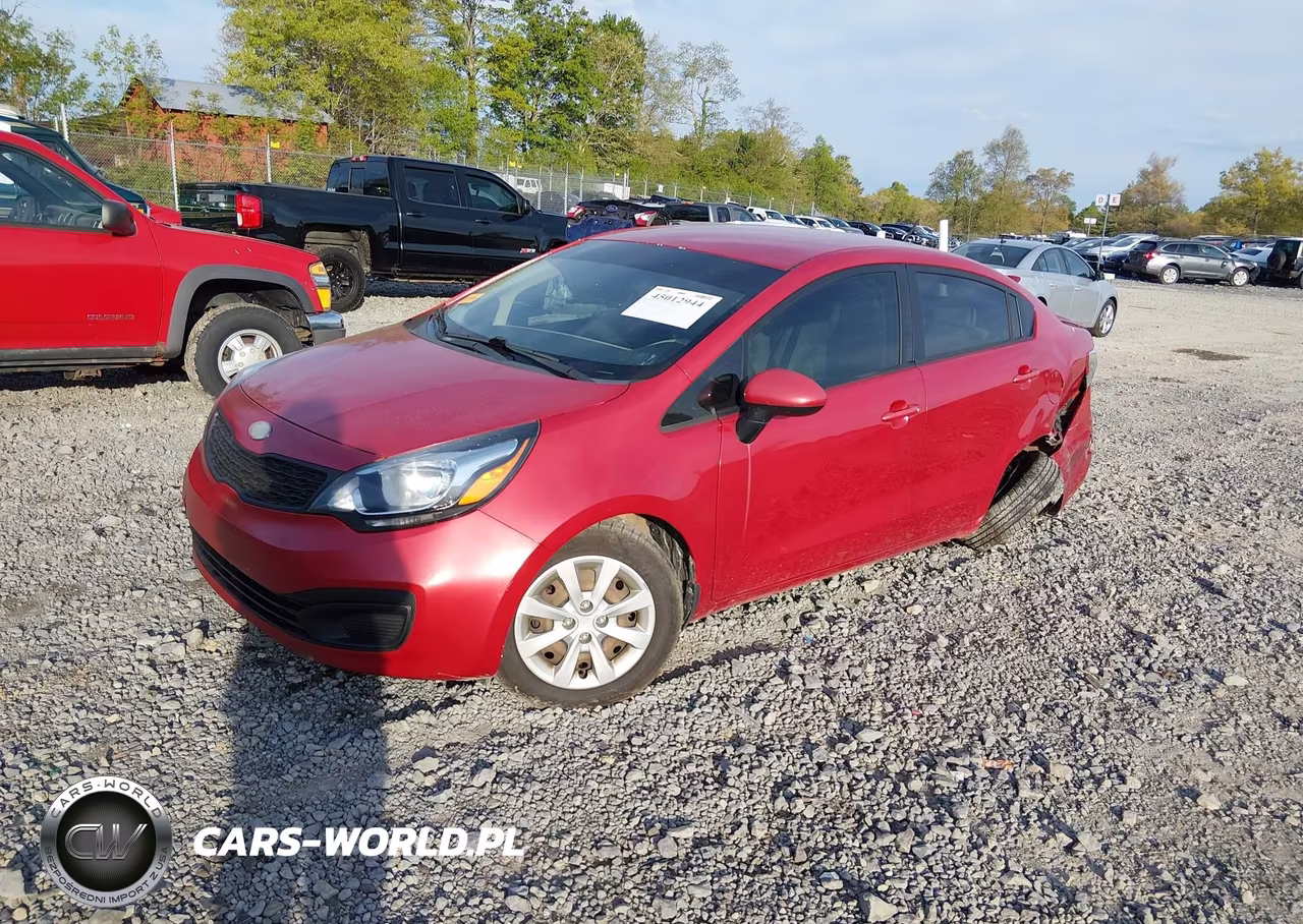 2013 Kia Rio Lx VIN:KNADM4A34D6215452 - 2
