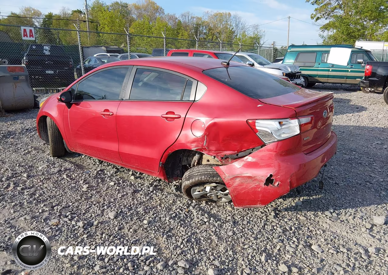 2013 Kia Rio Lx VIN:KNADM4A34D6215452 - 3