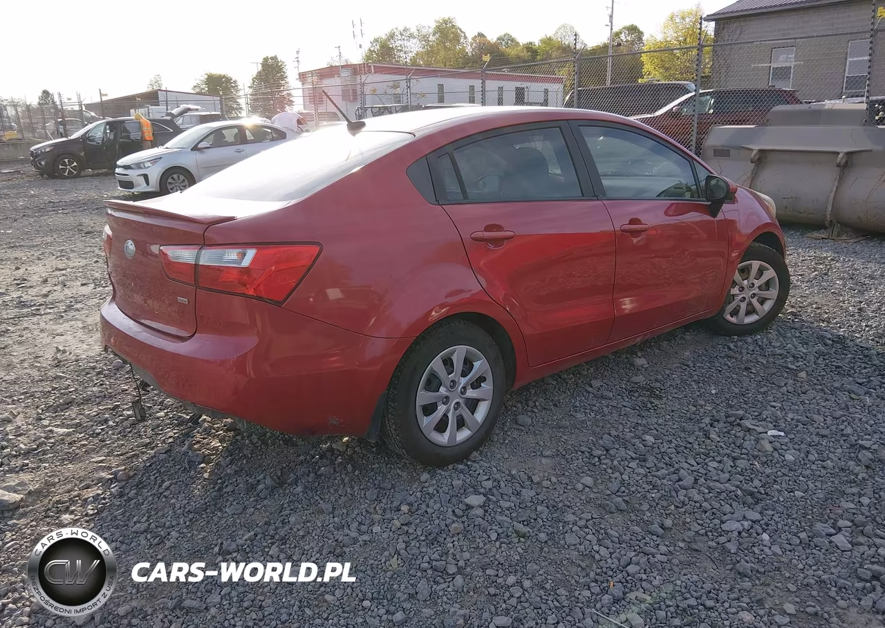 2013 Kia Rio Lx VIN:KNADM4A34D6215452 - 4