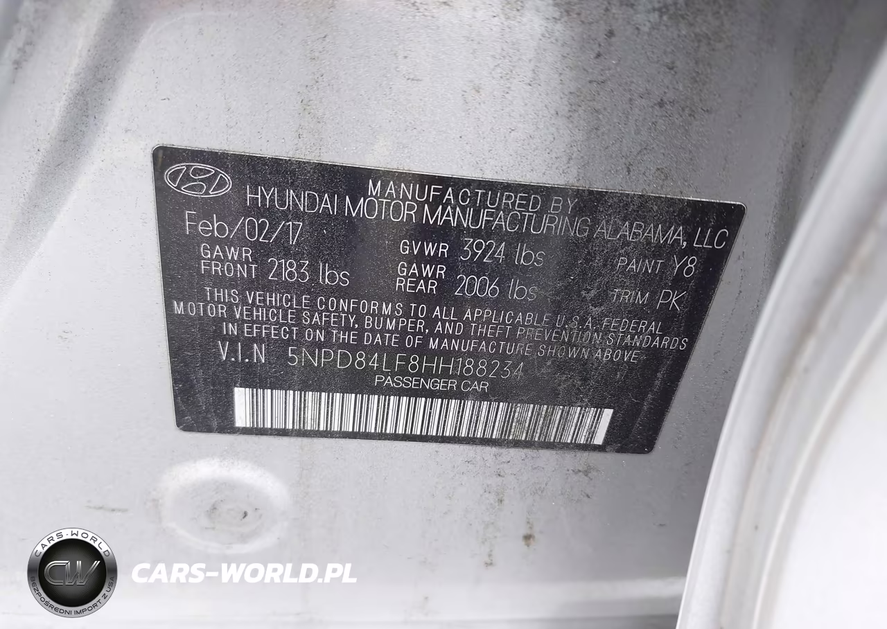 2017 Hyundai Elantra Se VIN:5NPD84LF8HH188234 - 9